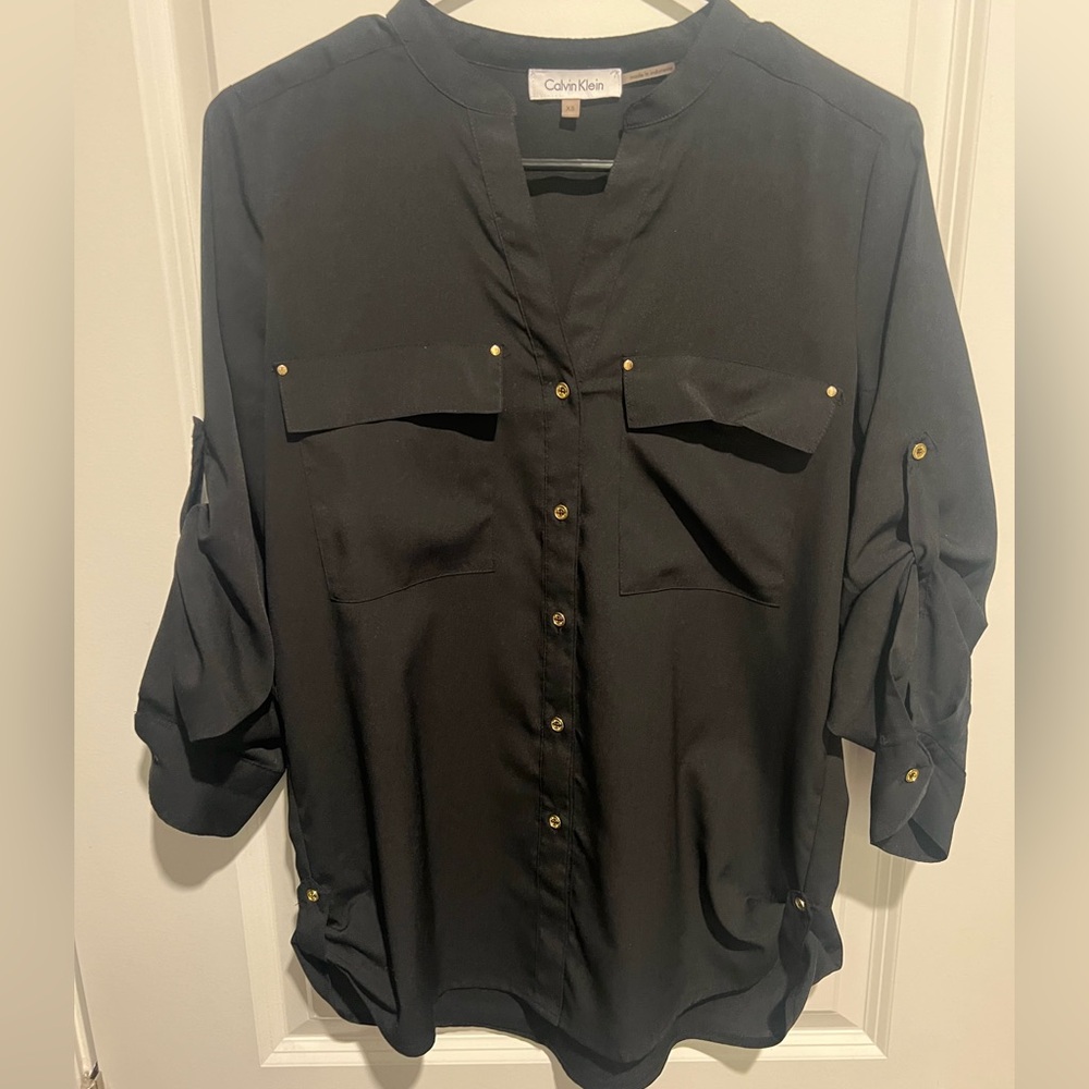 Calvin Klein Black Blouse